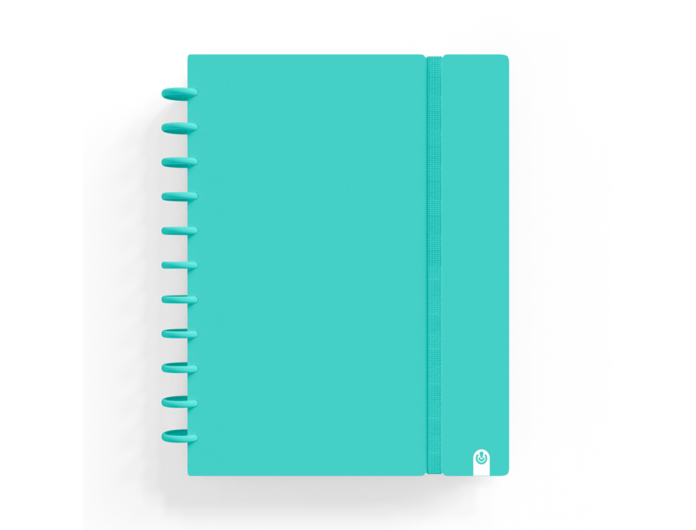 CUADERNO CARCHIVO INGENIOX FOAM A5 80H CUADRICULA MENTA PASTEL