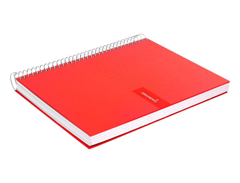 CUADERNO ESPIRAL LIDERPAPEL A5 CRAFTY TAPA FORRADA 80H 90GR CUADRO 3MM CON MARGEN COLORES SURTIDOS