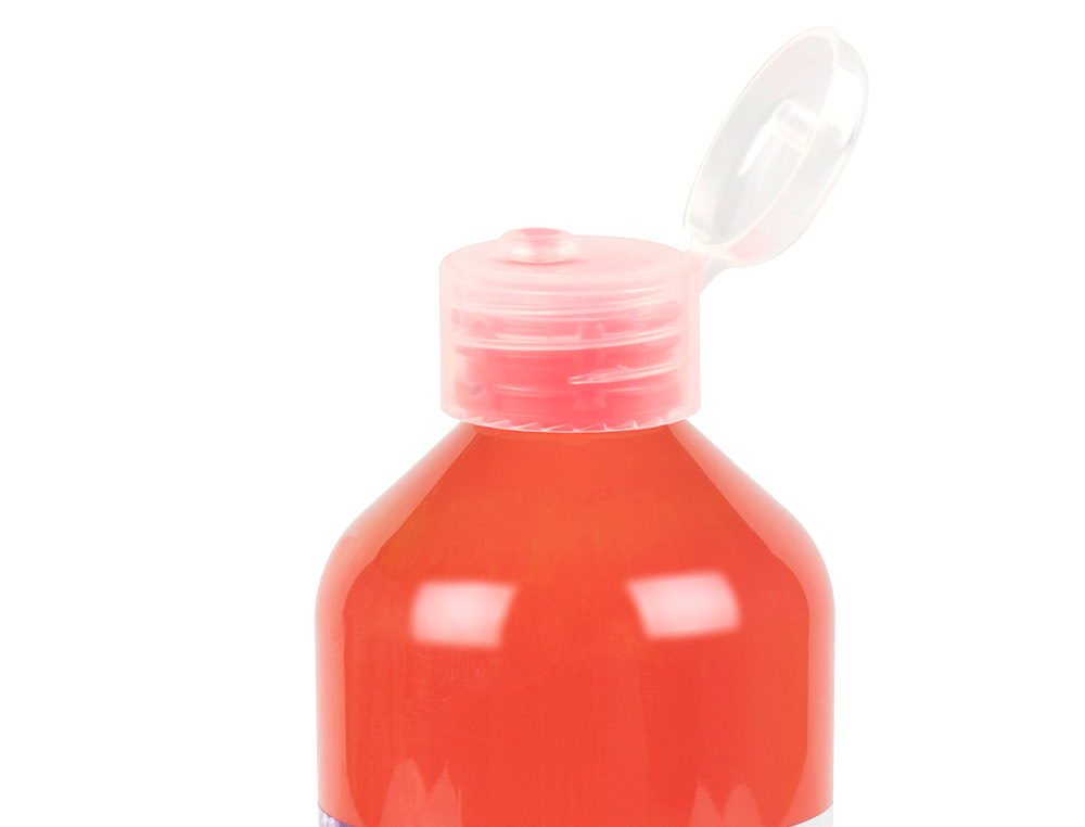 PINTURA DEDOS LIDERPAPEL BOTELLA DE 500 ML ROJO