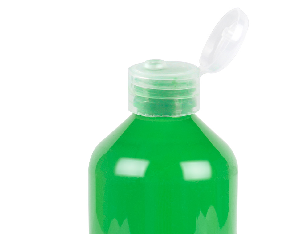PINTURA DEDOS LIDERPAPEL BOTELLA DE 500 ML VERDE