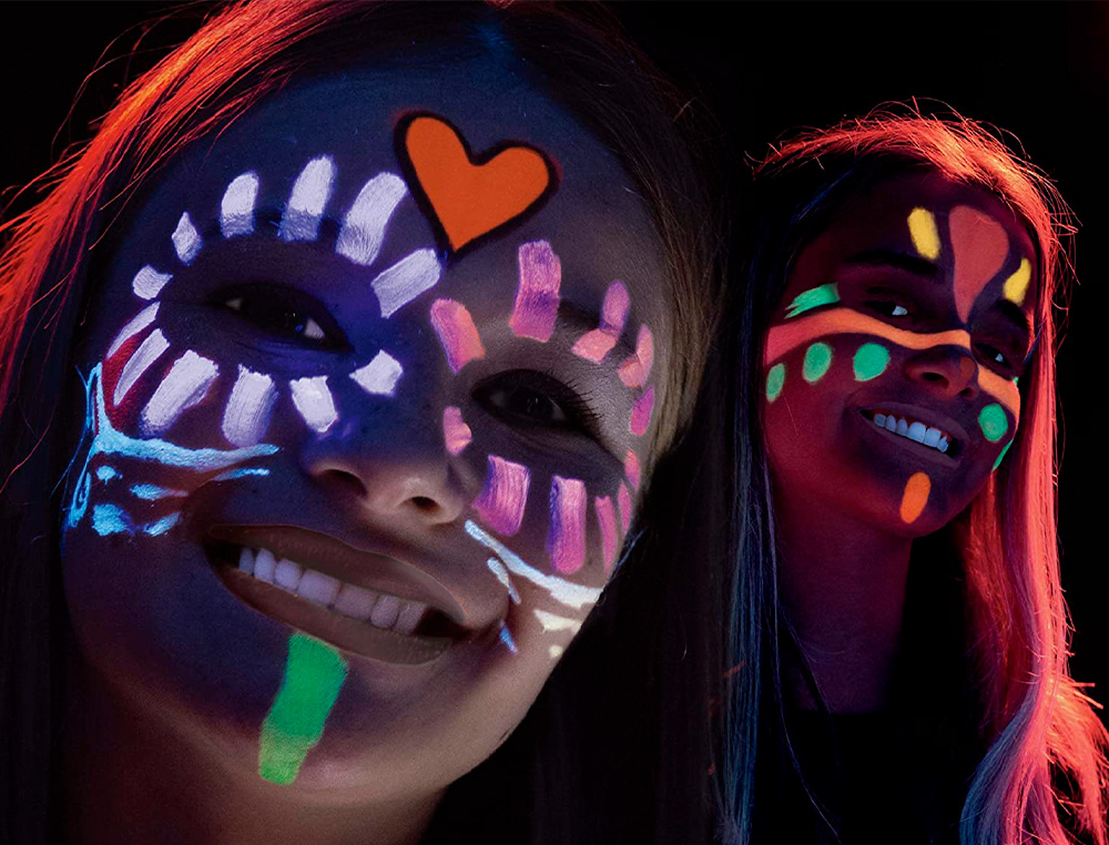 BARRA DE MAQUILLAJE CARIOCA MASK UP NEON / METALLIC EXPOSITOR 12 BLISTER DE 2 BARRAS COLORES SURTIDOS