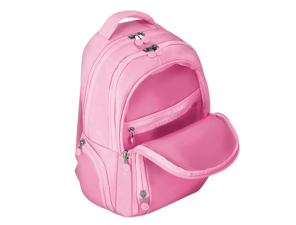 MOCHILA ANTARTIK FUSION FLEX MULTIBOLSILLO ROSA 19L 450X180X300 MM