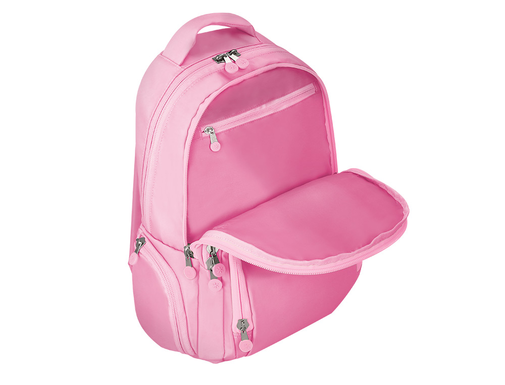 MOCHILA ANTARTIK FUSION FLEX MULTIBOLSILLO ROSA 19L 450X180X300 MM
