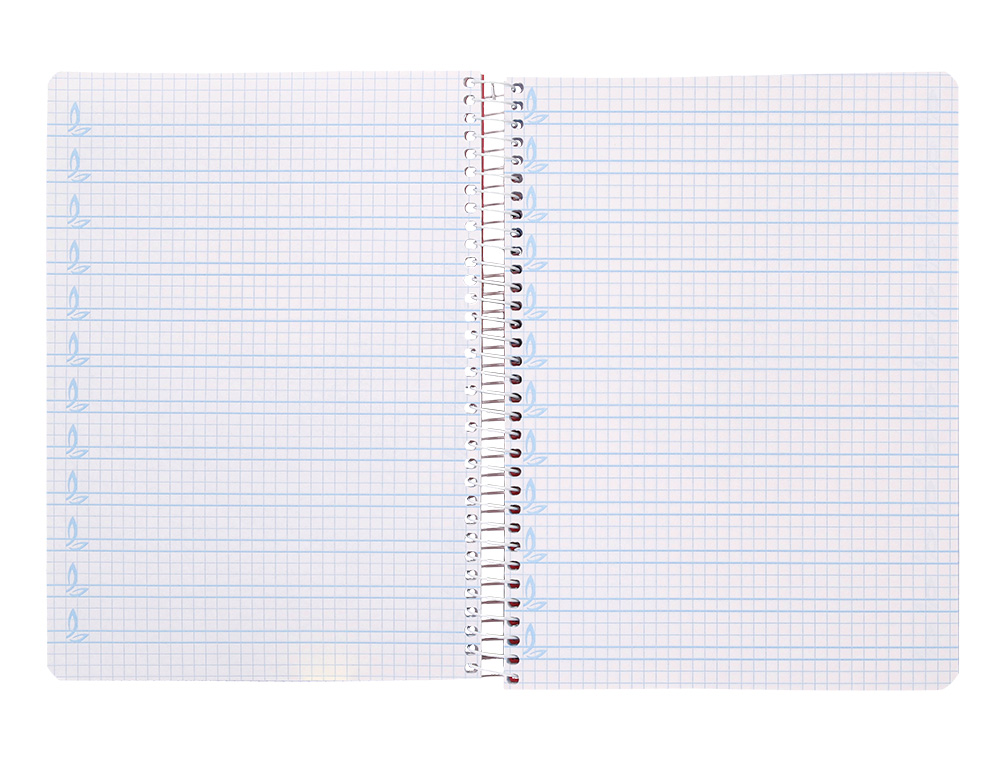 CUADERNO ESPIRAL LIDERPAPEL A5 PAUTAGUIA TAPA BLANDA 40H 75GR CUADRO PAUTADO 5MM COLOR AMARILLO