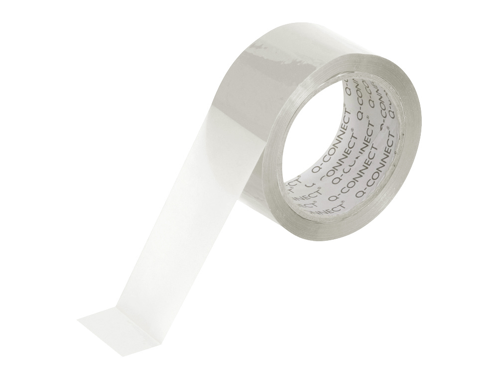 CINTA ADHESIVA Q-CONNECT POLIPROPILENO TRANSPARENTE 66 MT X 50 MM PARA EMBALAJE