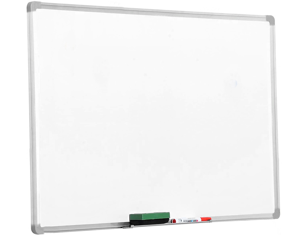 PIZARRA BLANCA Q-CONNECT MELAMINA MARCO DE ALUMINIO 180X90 CM