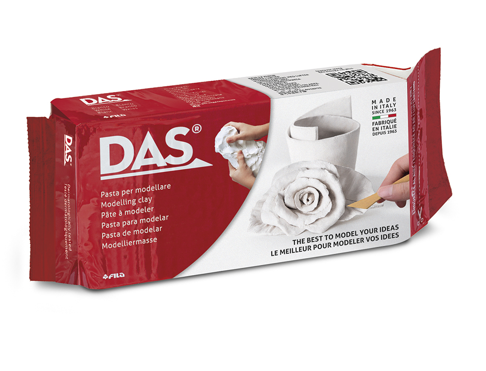 PASTA DAS BLANCA PARA MODELAR SECA SIN COCCION 1000 GR