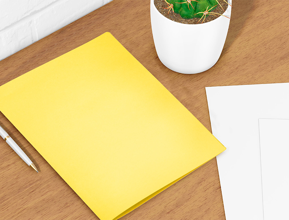 SUBCARPETA LIDERPAPEL DIN A4 AMARILLO INTENSO 180G/M2