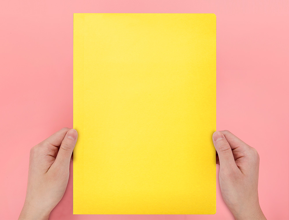 SUBCARPETA LIDERPAPEL DIN A4 AMARILLO INTENSO 180G/M2