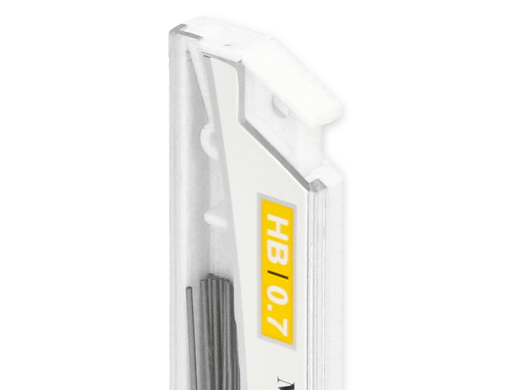 MINAS LIDERPAPEL GRAFITO 0,7 MM HB TUBO DE 12 MINAS LONGITUD 60 MM