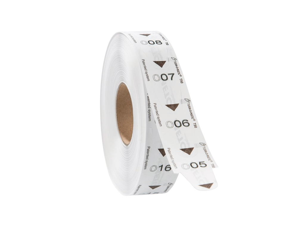TICKETS TURNOMATIC 31X67MM COLOR BLANCO ROLLO 4000 TICKETS