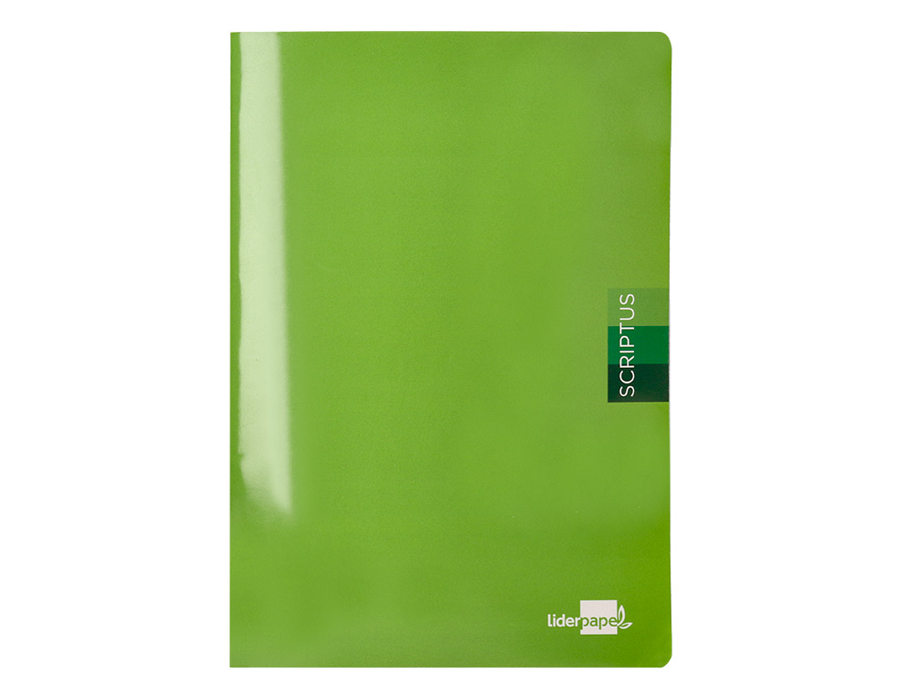 LIBRETA LIDERPAPEL SCRIPTUS A4 48 HOJAS 90GR PAUTA 4ª 3.5MM CON MARGEN
