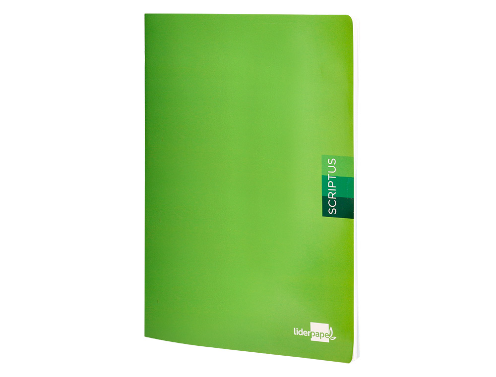 LIBRETA LIDERPAPEL SCRIPTUS A4 48 HOJAS 90GR PAUTA 4ª 3.5MM CON MARGEN