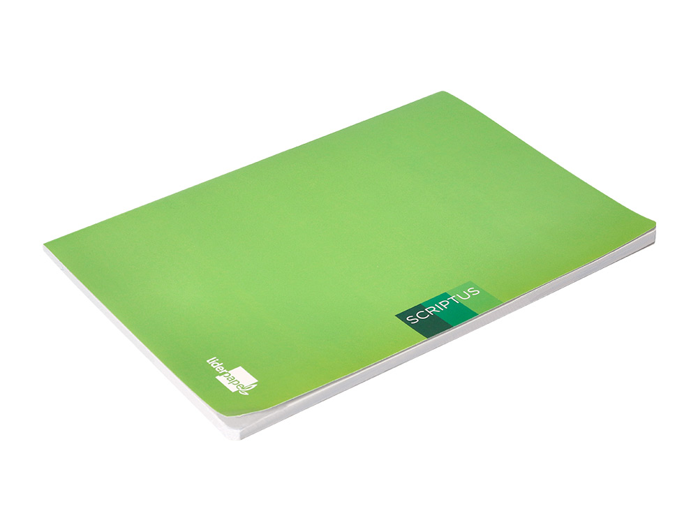 LIBRETA LIDERPAPEL SCRIPTUS A4 48 HOJAS 90GR PAUTA 4ª 3.5MM CON MARGEN