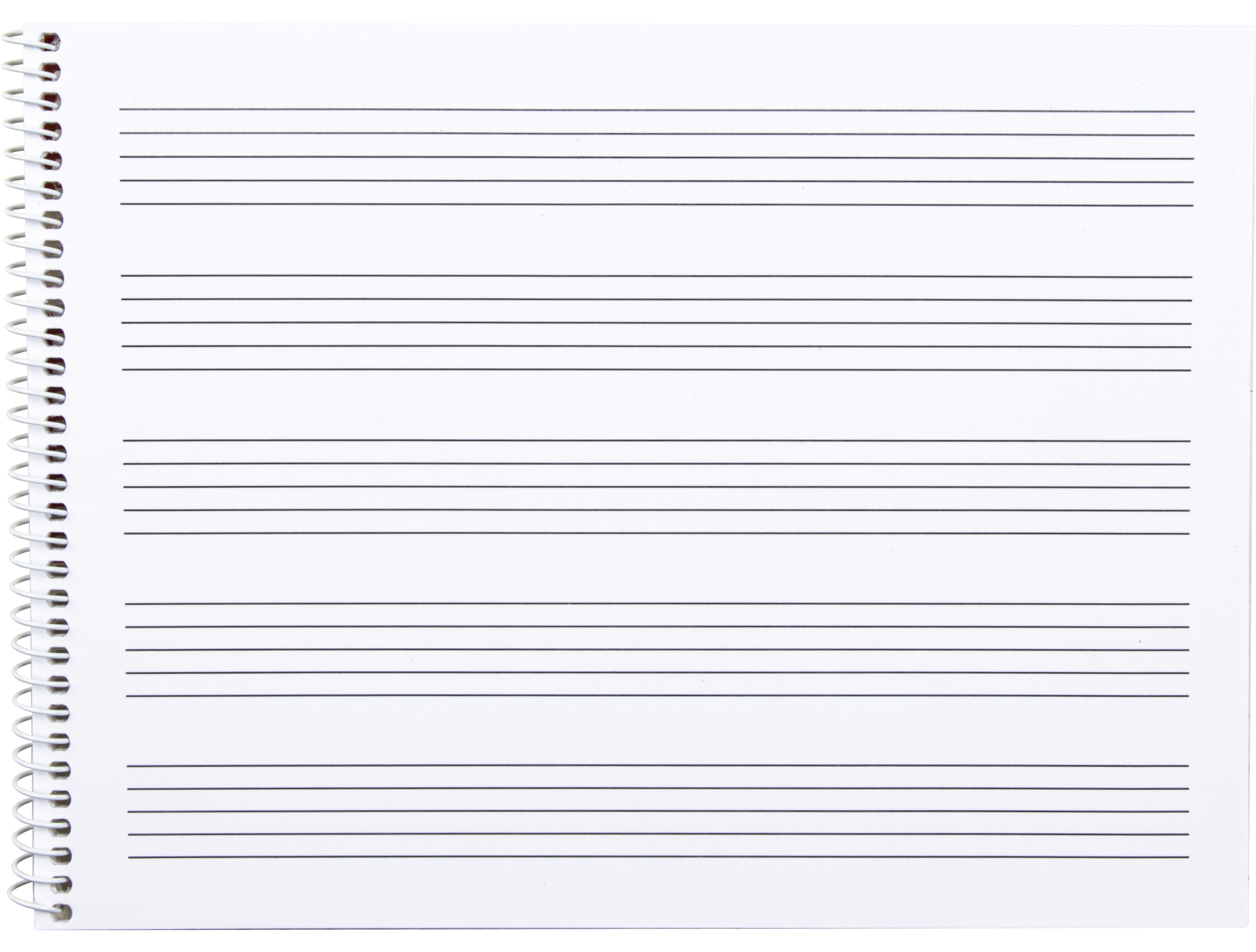 BLOC MUSICA LIDERPAPEL PENTAGRAMA 4MM CUARTO 20 HOJAS 100G/M2