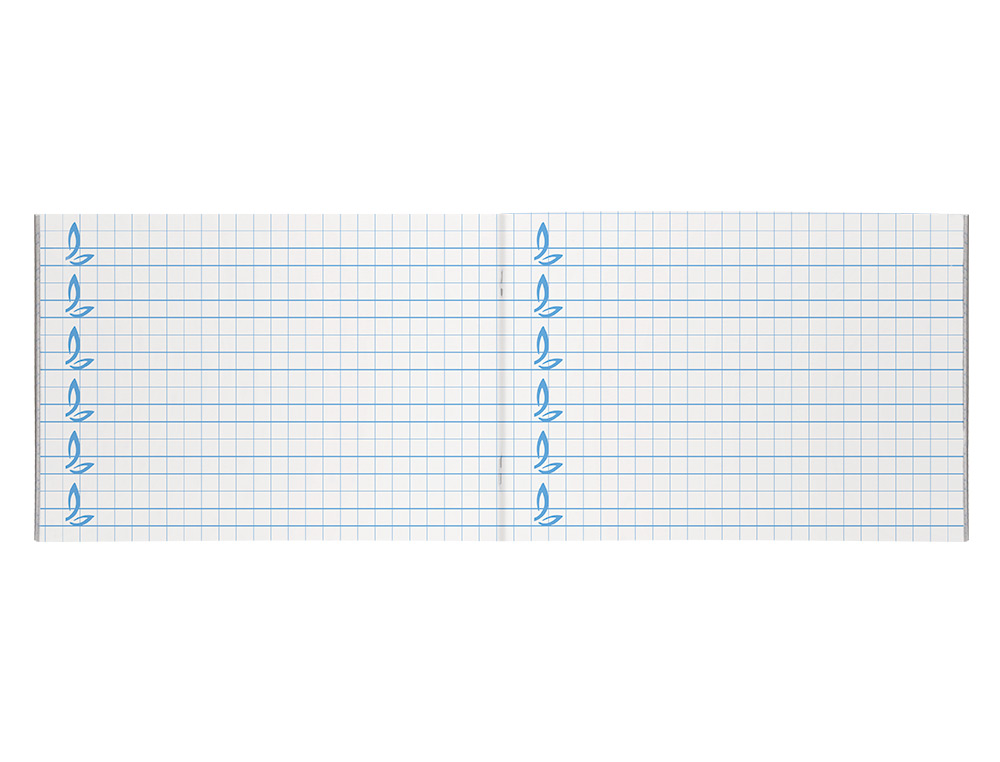 LIBRETA LIDERPAPEL PAUTAGUIA TAPA CARTONCILLO 32 HOJAS DIN A5 70GR CUADRICULADO PAUTADO 8 MM APAISADO CON MARGEN
