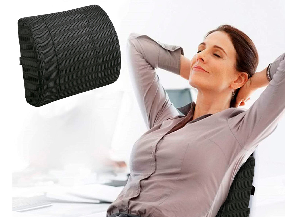 RESPALDO ERGONOMICO Q-CONNECT DE ESPUMA SISTEMA MEMORY FOAM 340X300X110 MM