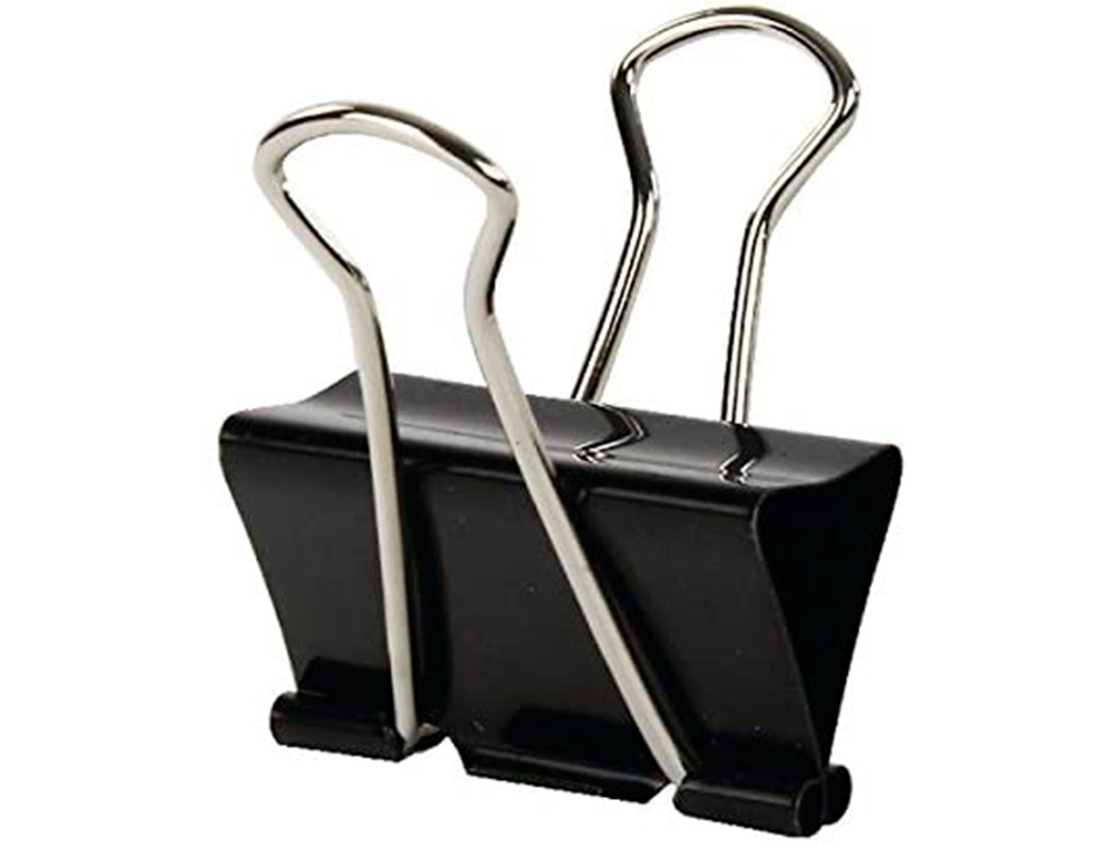 PINZA METALICA Q-CONNECT REVERSIBLE N.4 42 MM CAJA DE 10 UNIDADES