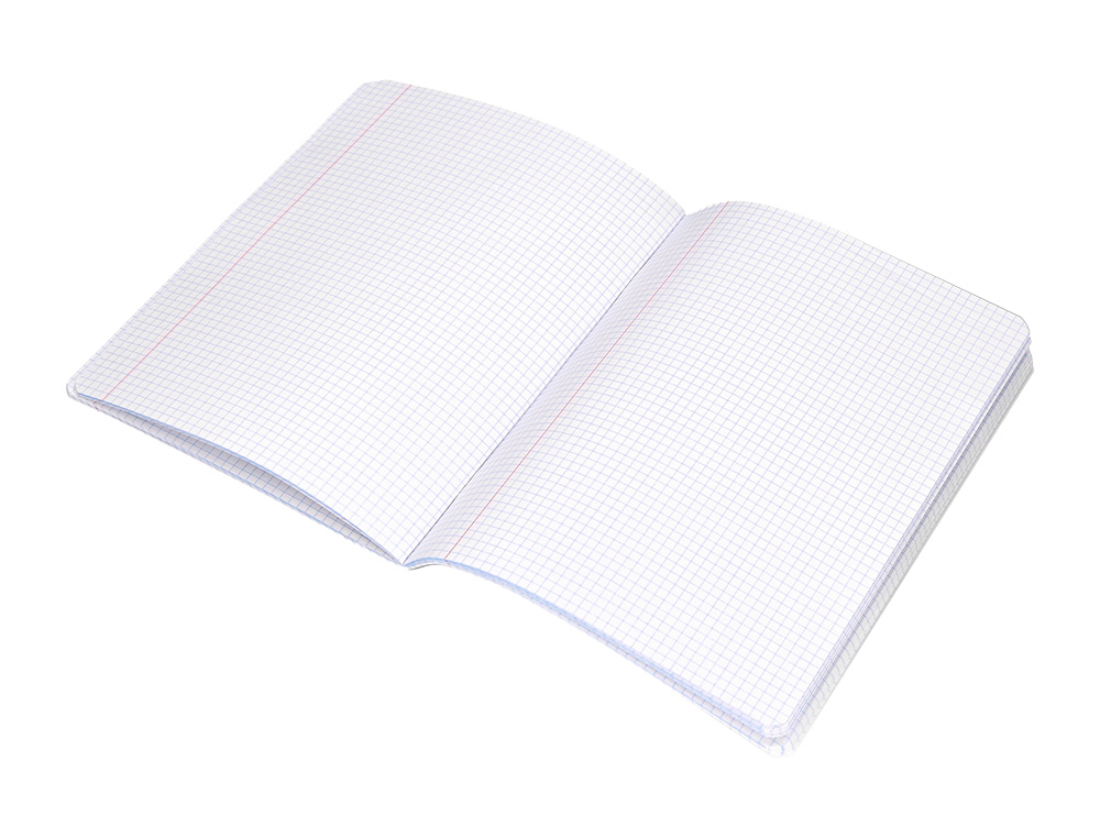 LIBRETA LIDERPAPEL SCRIPTUS A5 PLUS 48 HOJAS 90GR CUADRO 5MM CON MARGEN COLORES SURTIDOS