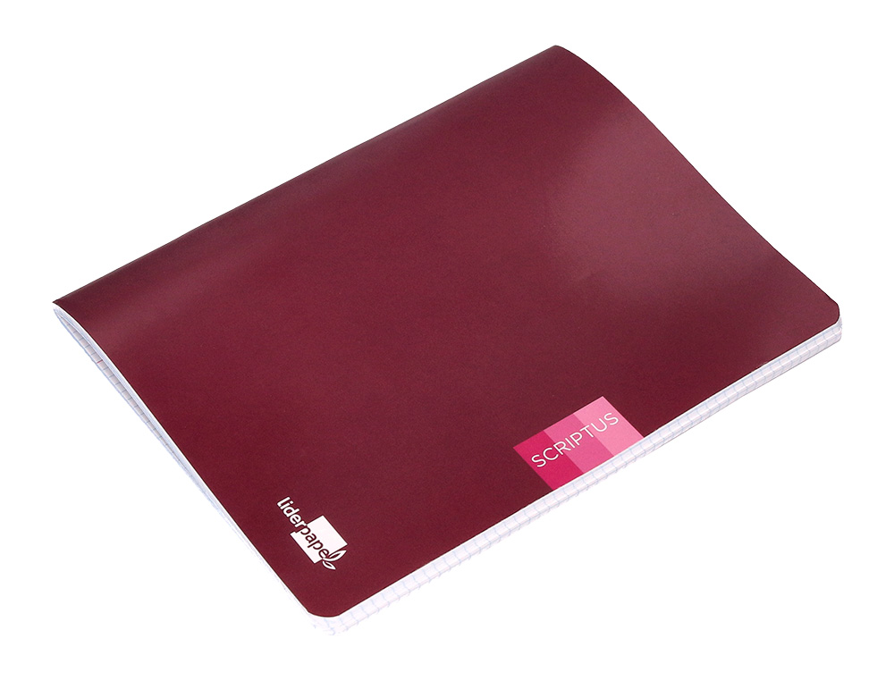 LIBRETA LIDERPAPEL SCRIPTUS A5 PLUS 48 HOJAS 90GR CUADRO 5MM CON MARGEN COLORES SURTIDOS