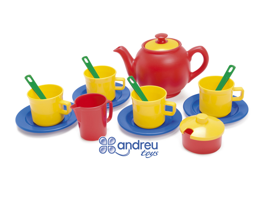 JUEGO DANTOY TE 4 SERVICIOS 17 PIEZAS 12X18,5X19 CM