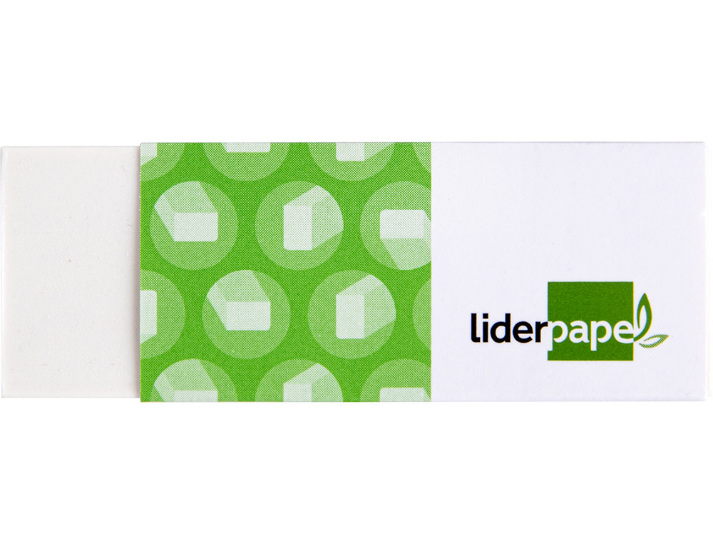 GOMA DE BORRAR LIDERPAPEL BLANCA UNIDAD