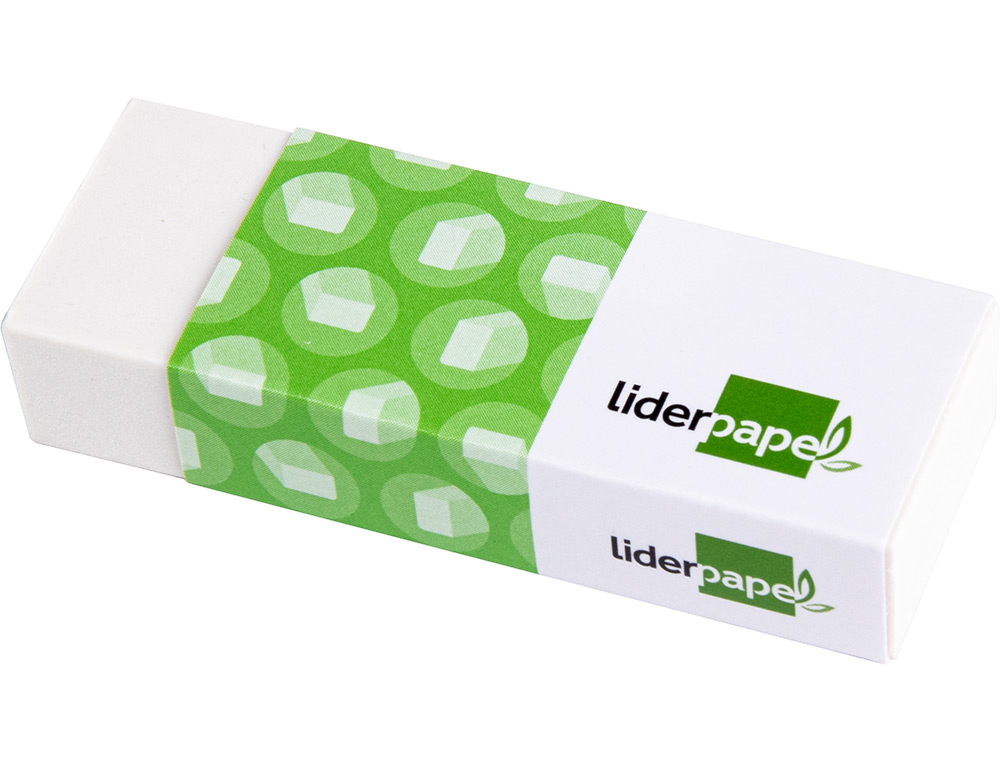 GOMA DE BORRAR LIDERPAPEL BLANCA UNIDAD