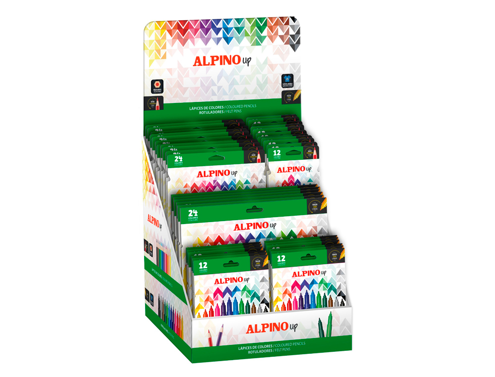 EXPOSITOR LAPICES Y ROTULADORES ALPINO UP
